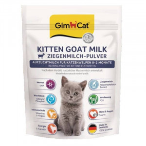 GIMCAT KITTEN MILK GOAT POWDER kazas piena maisījums kaķēniem 200g